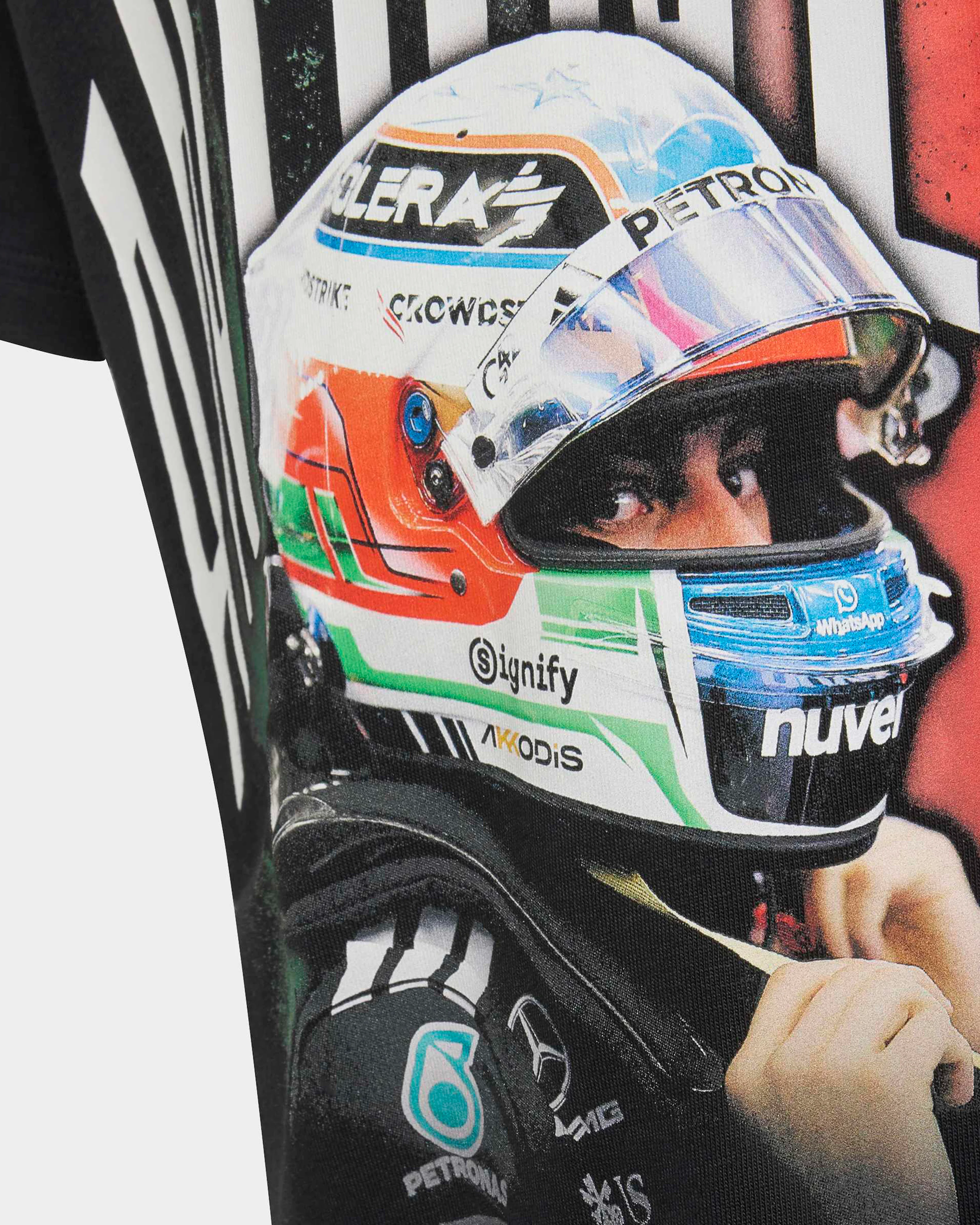 Kids Kimi Antonelli Graphic T-shirt Black - Image 3