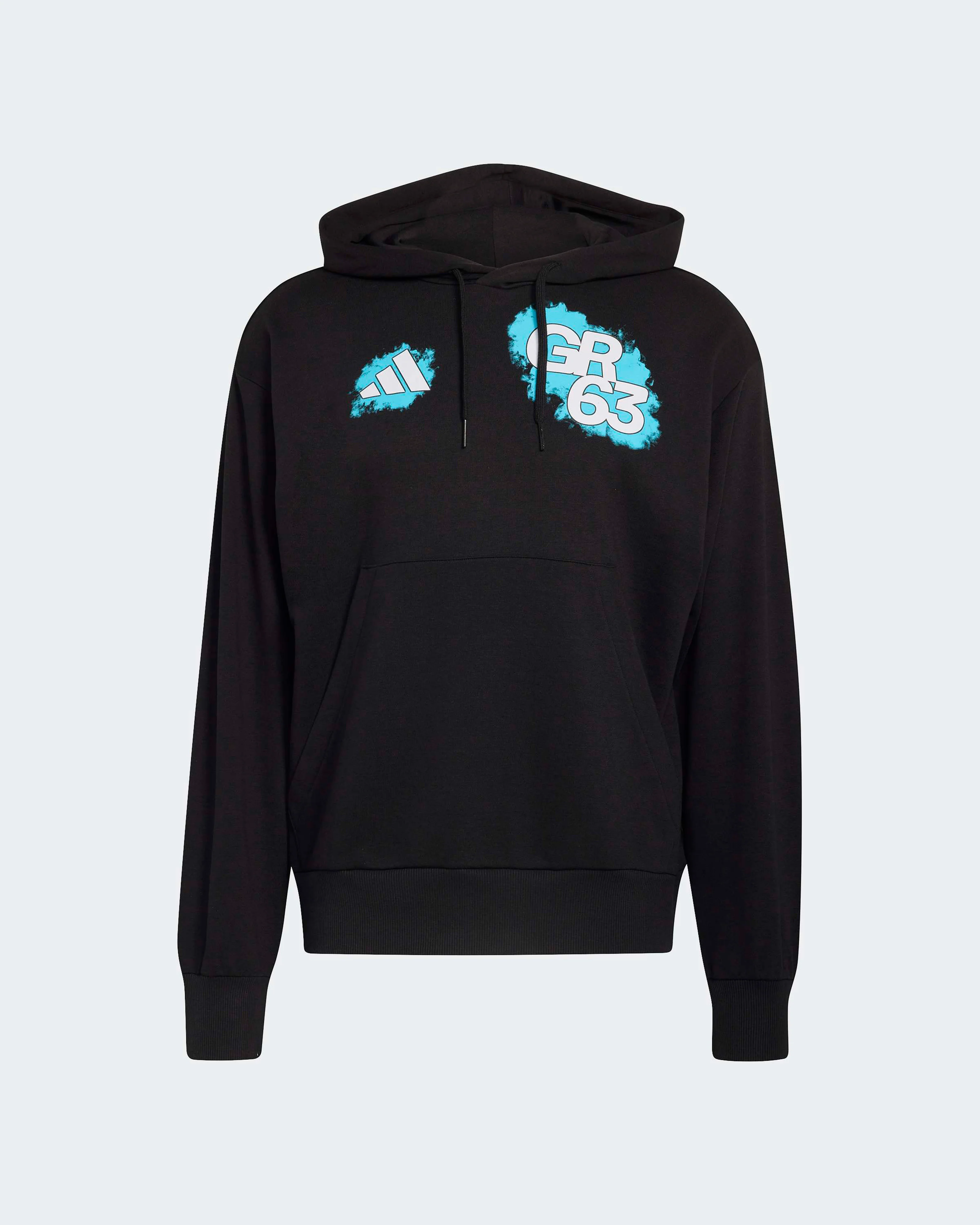 Mens George Russell Hoody Black - Image 6