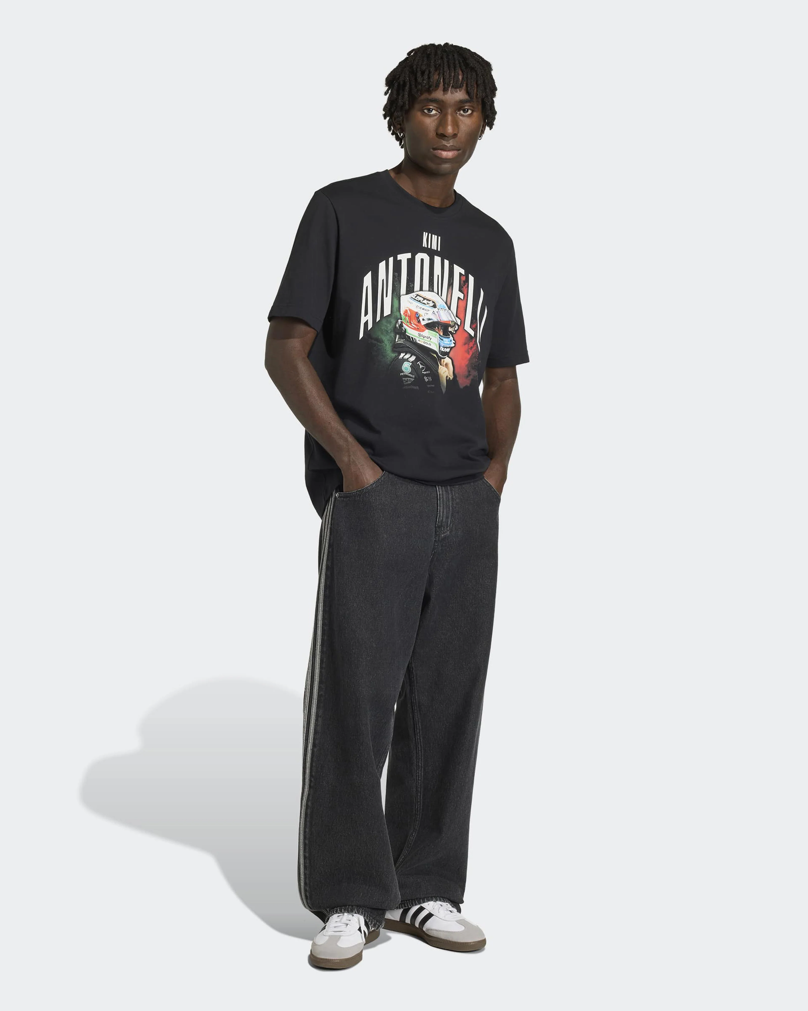 Mens Kimi Antonelli Graphic T-shirt Black - Image 3