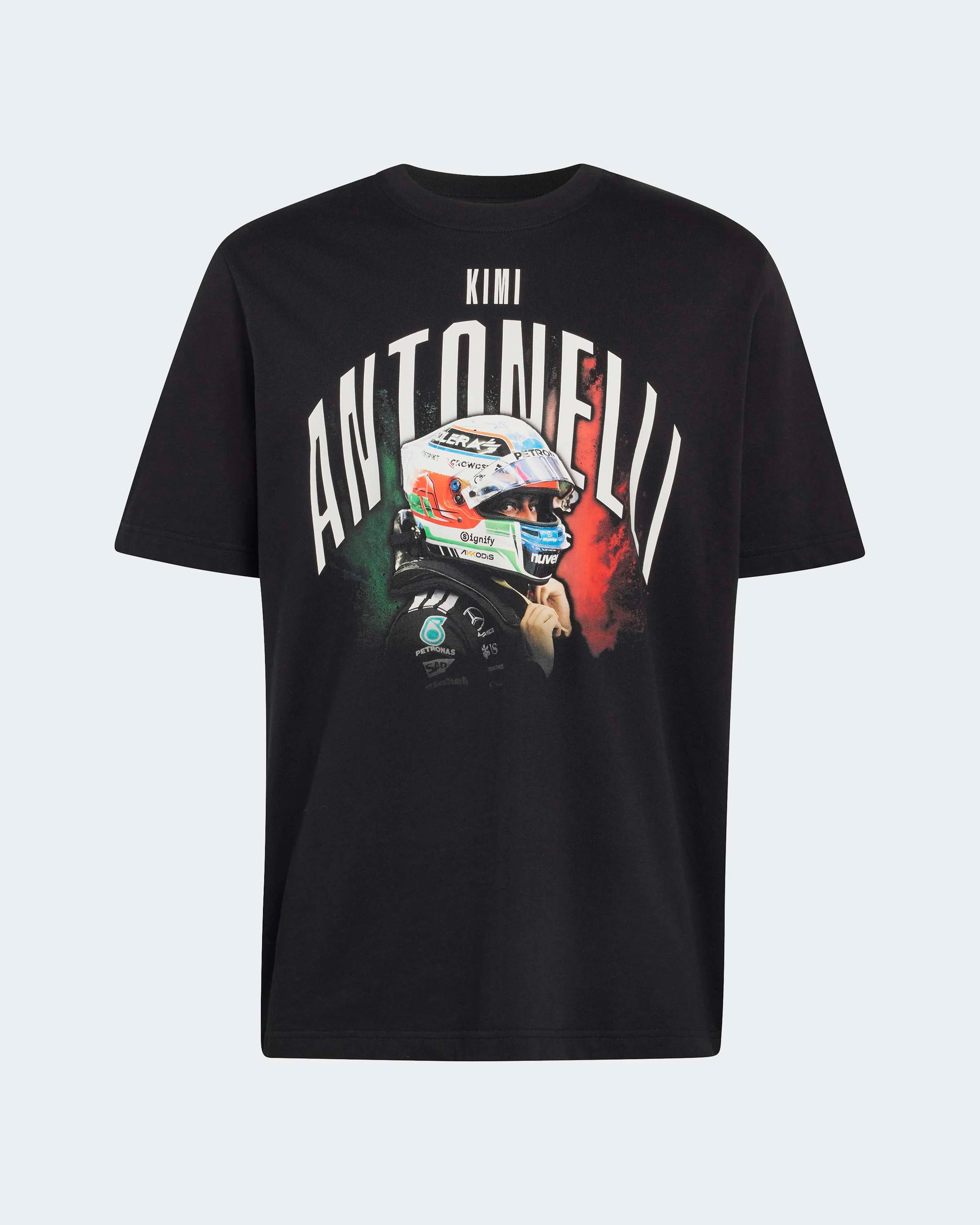Mens Kimi Antonelli Graphic T-shirt Black - Image 6