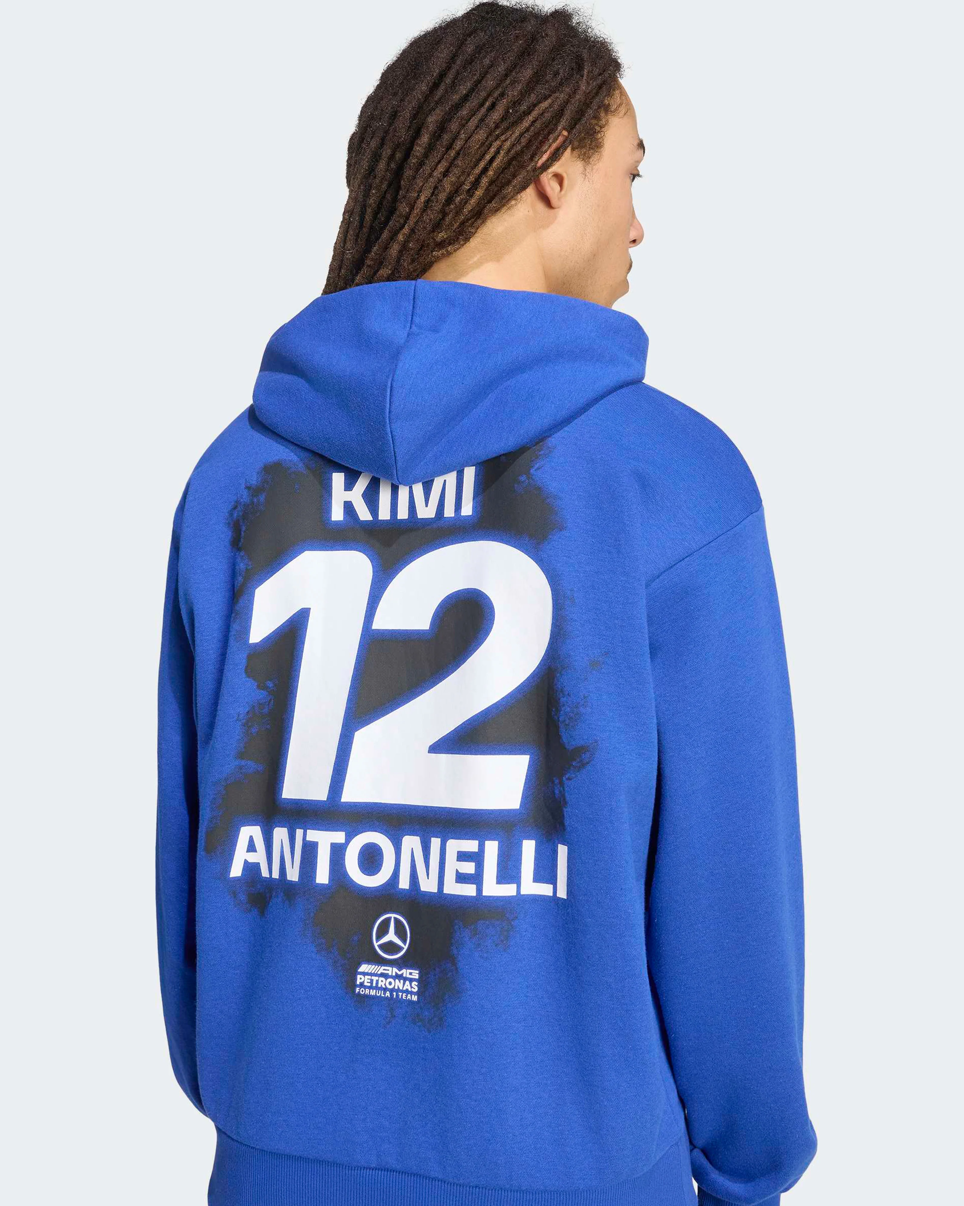 Mens Kimi Antonelli Hoody Blue - Image 4