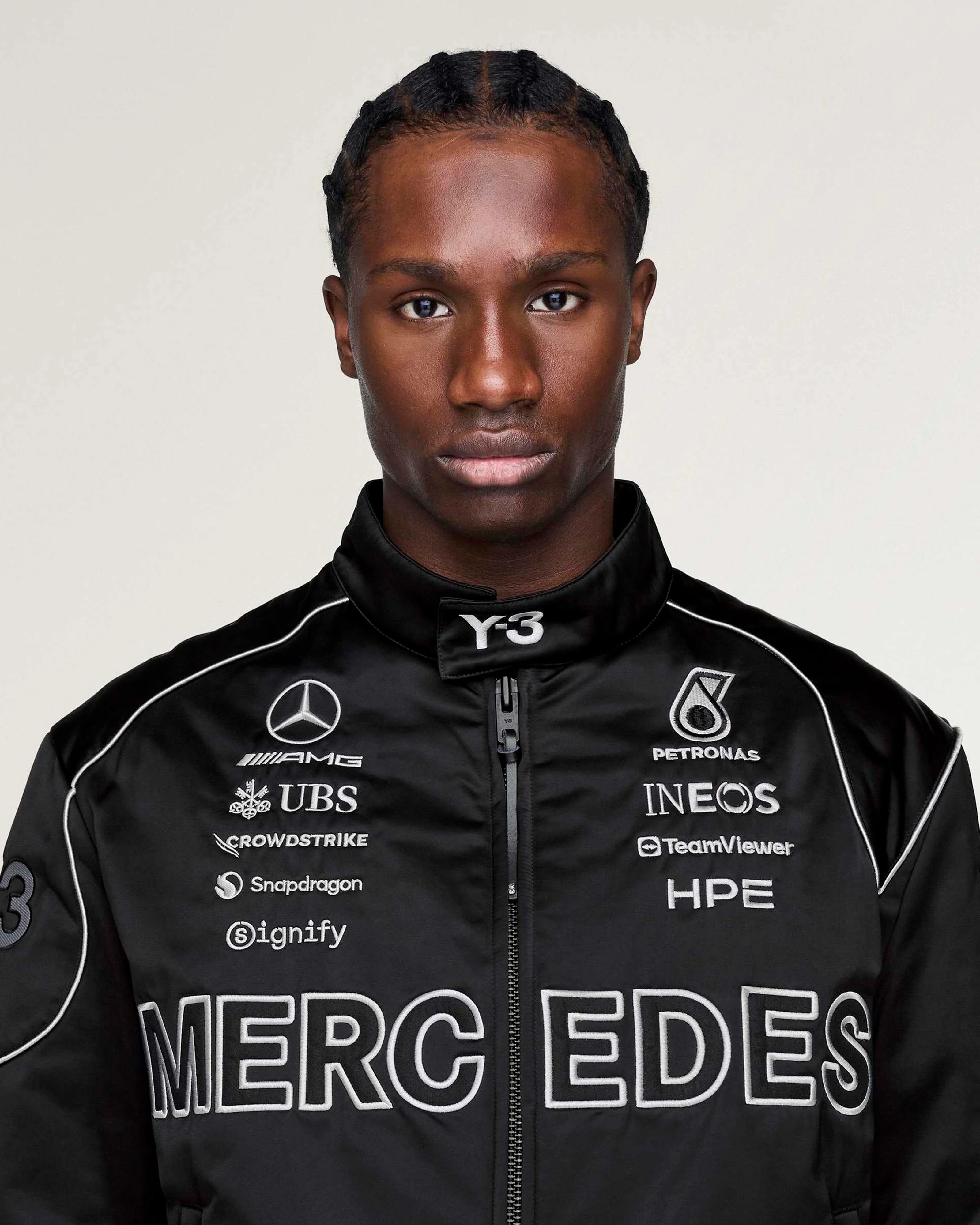 Y-3 Team Jacket Black - Image 7