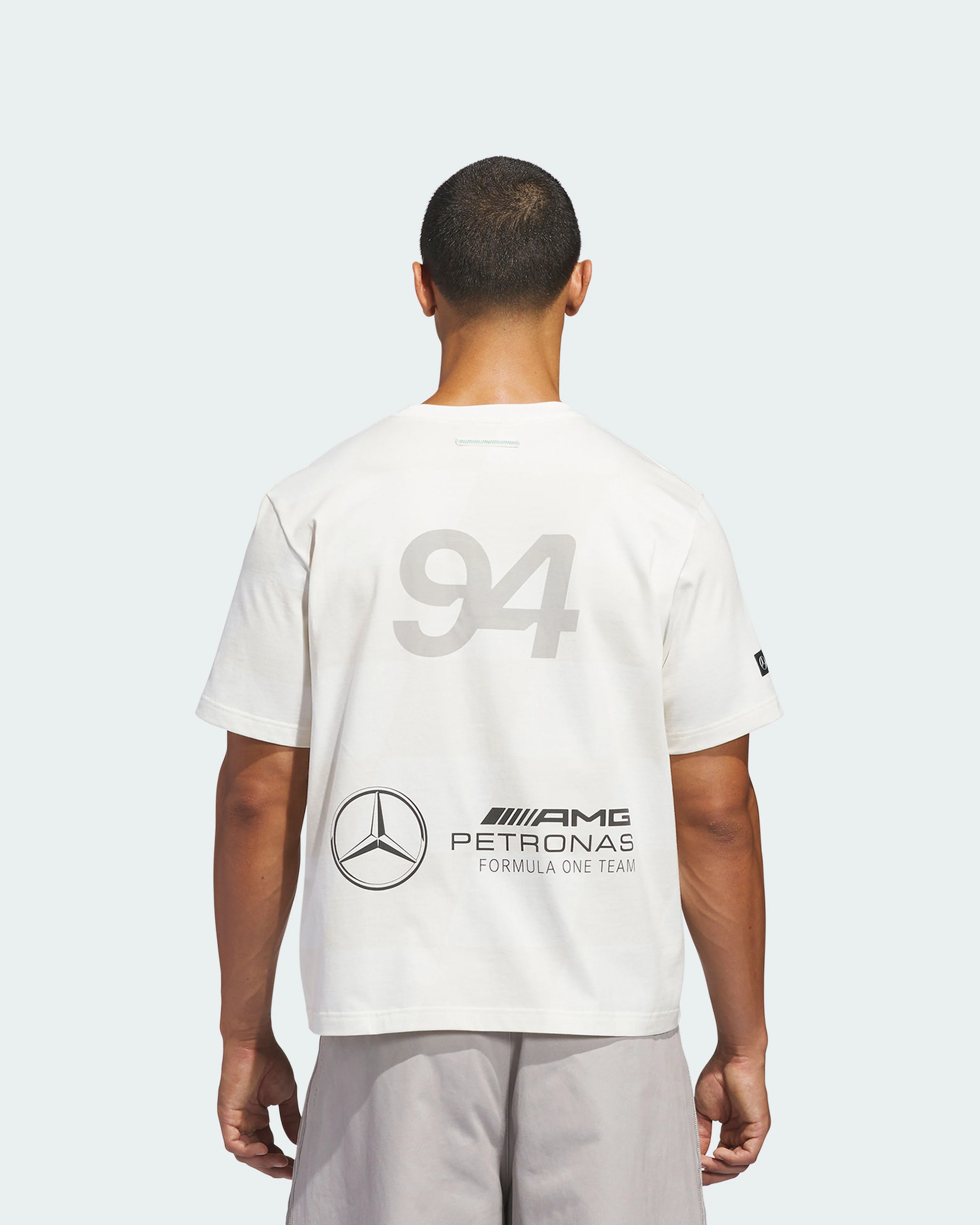 adidas para Bad Bunny x Mercedes-AMG F1 T-shirt White - Image 4