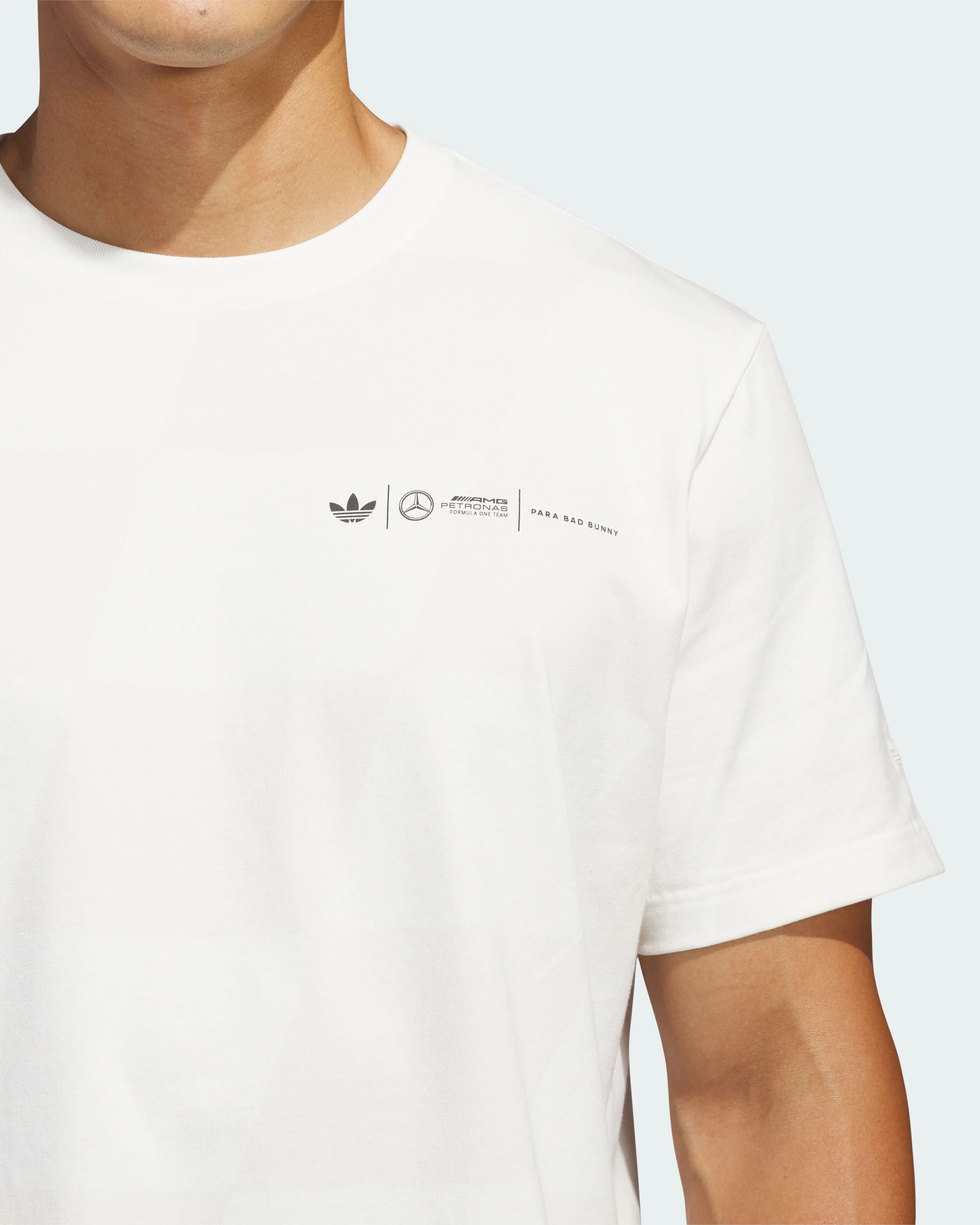 adidas para Bad Bunny x Mercedes-AMG F1 T-shirt White - Image 6