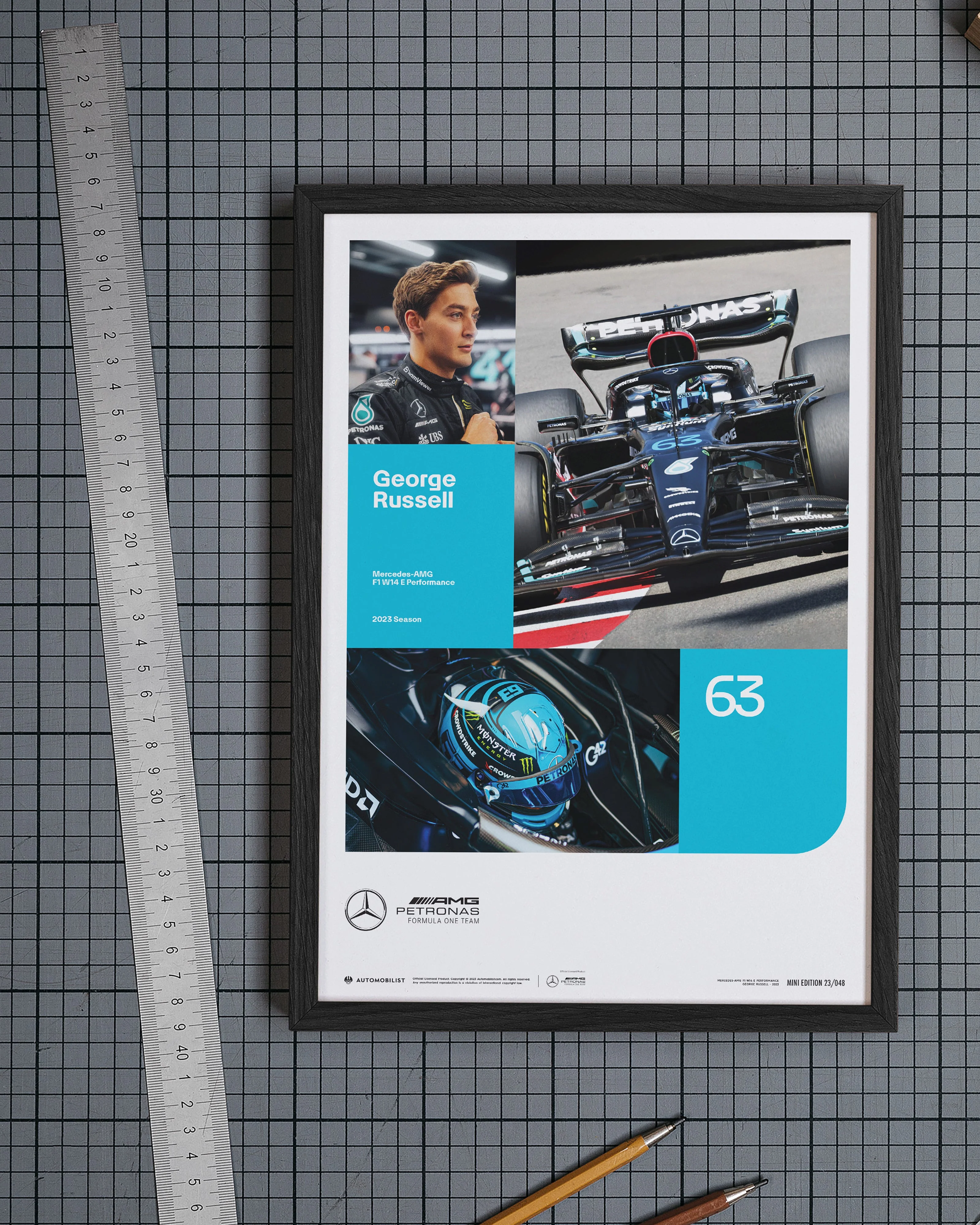 George Russell 2023 Poster - Image 3