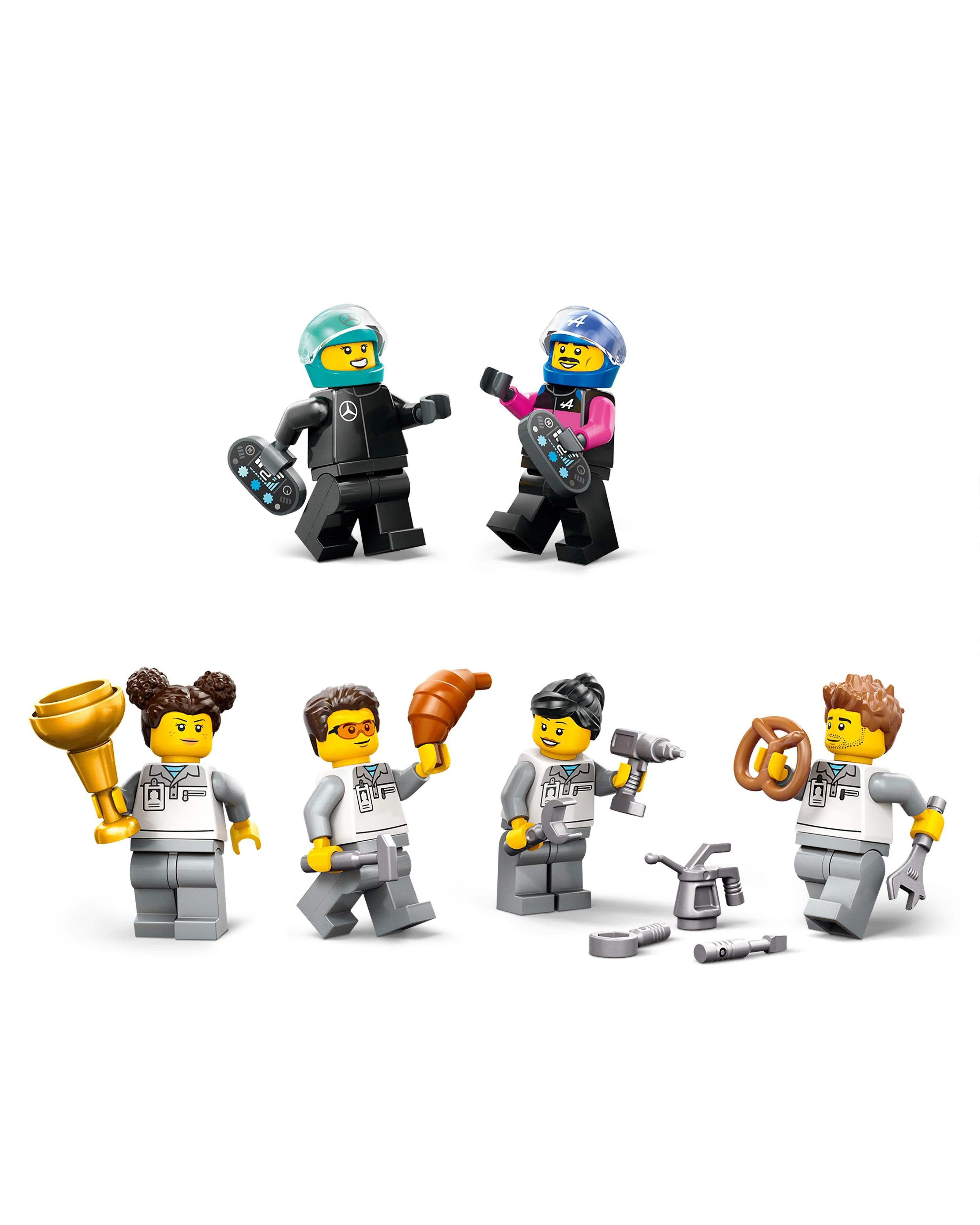 LEGO® City F1 Garage & Mercedes-AMG & Alpine Cars - Image 7