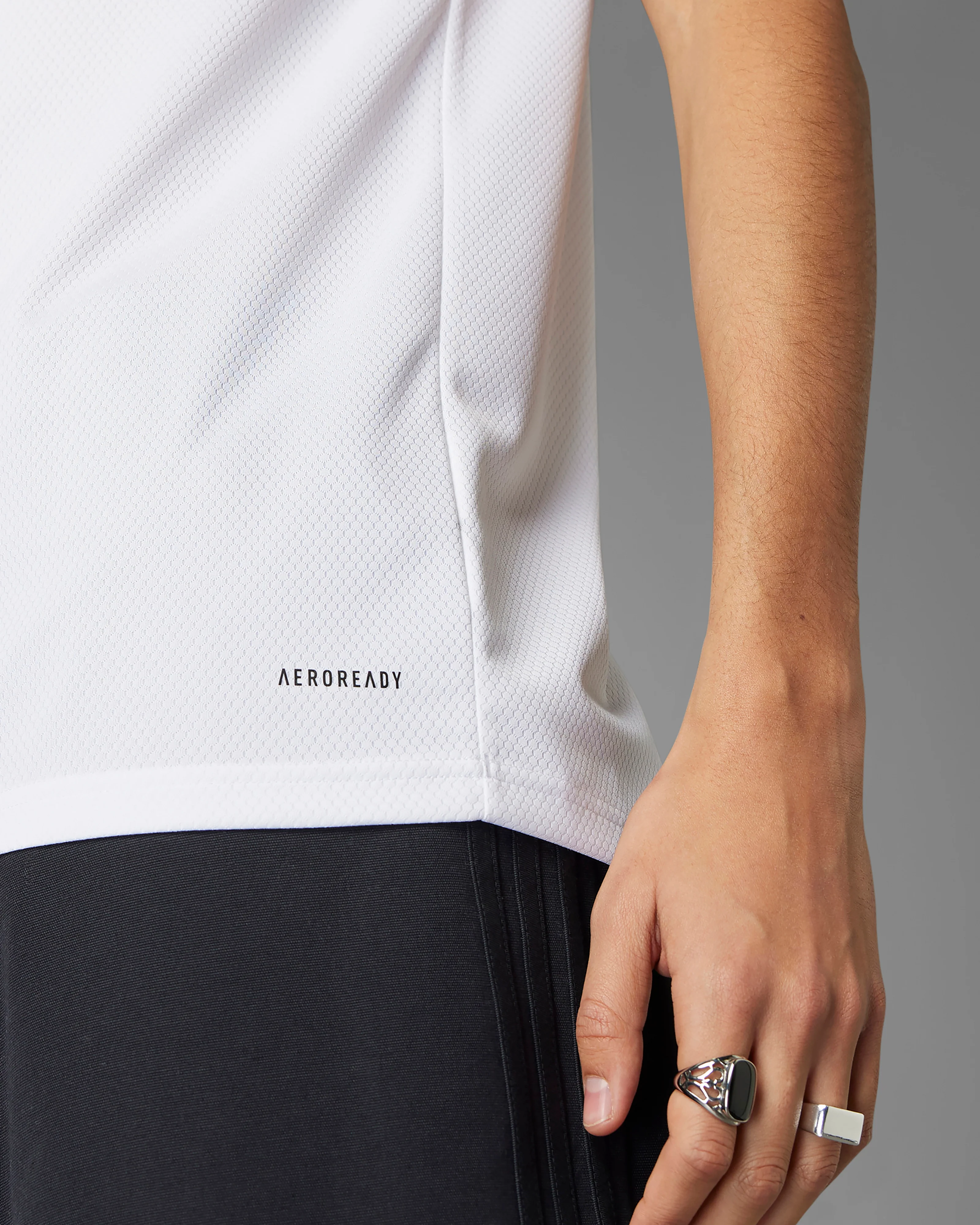 Mens 2025 Authentic Driver Tee White - Image 4