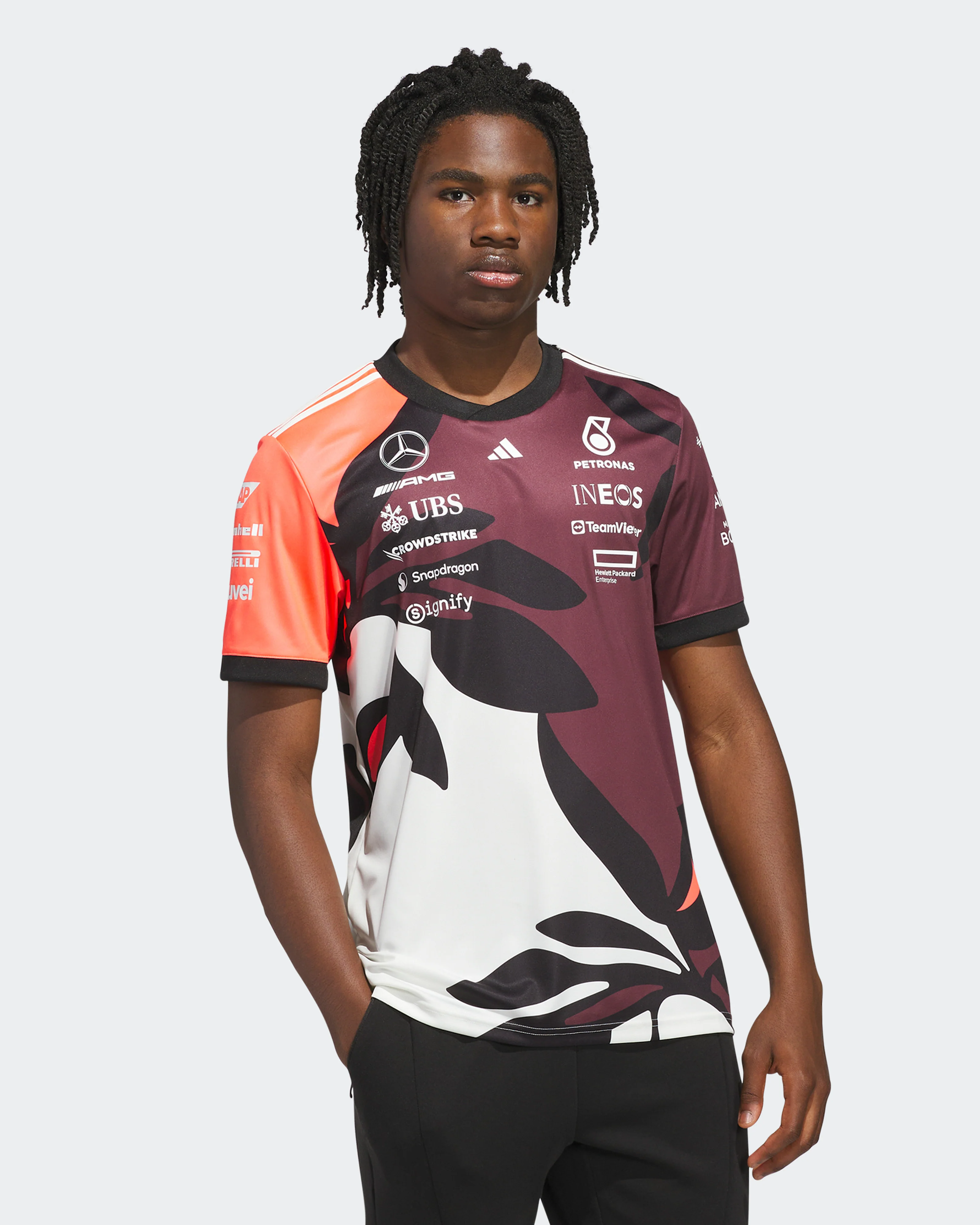 Mens 2025 Miami Team Driver Tee Floral - Image 3