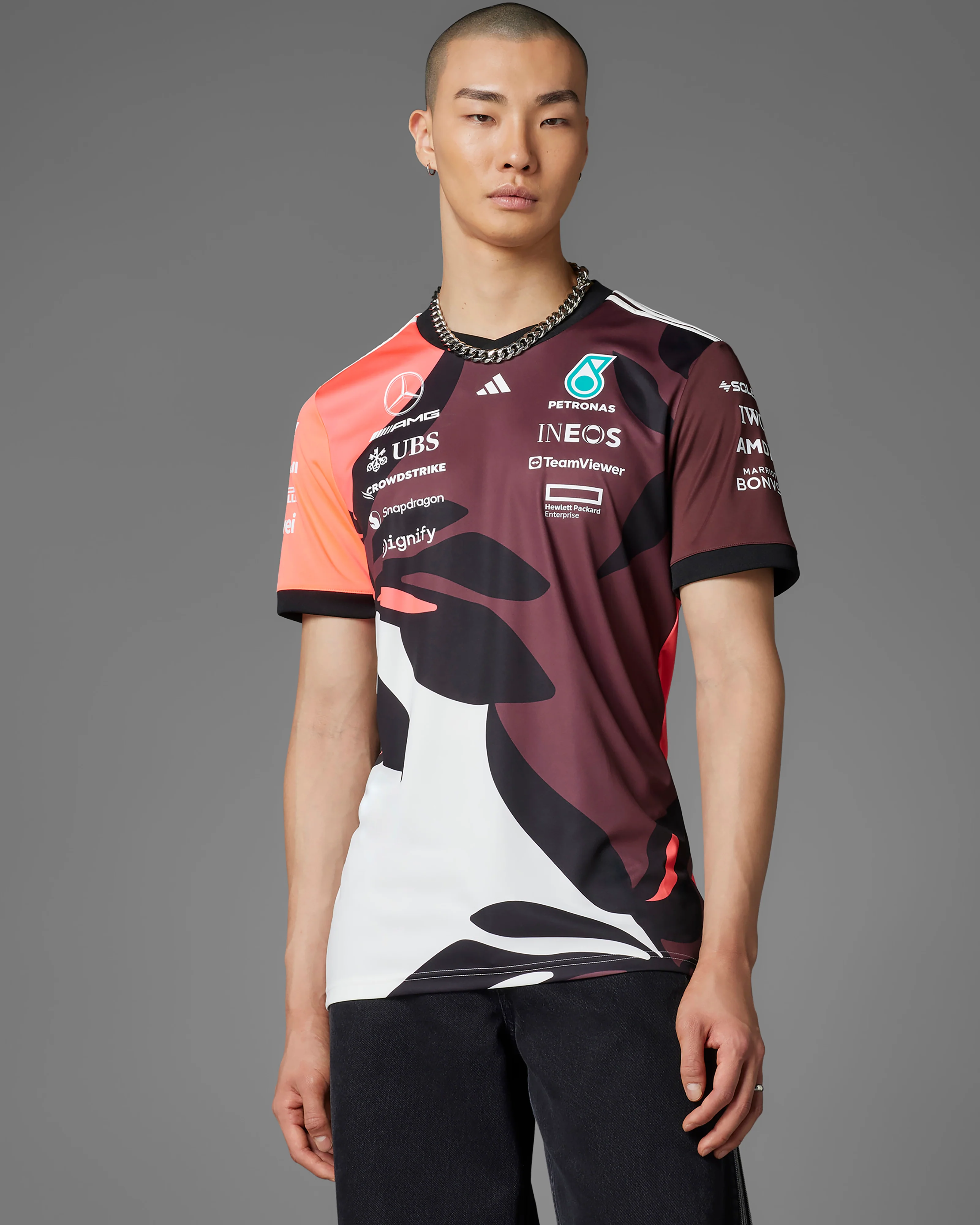 Mens 2025 Miami Team Driver Tee Floral - Image 6