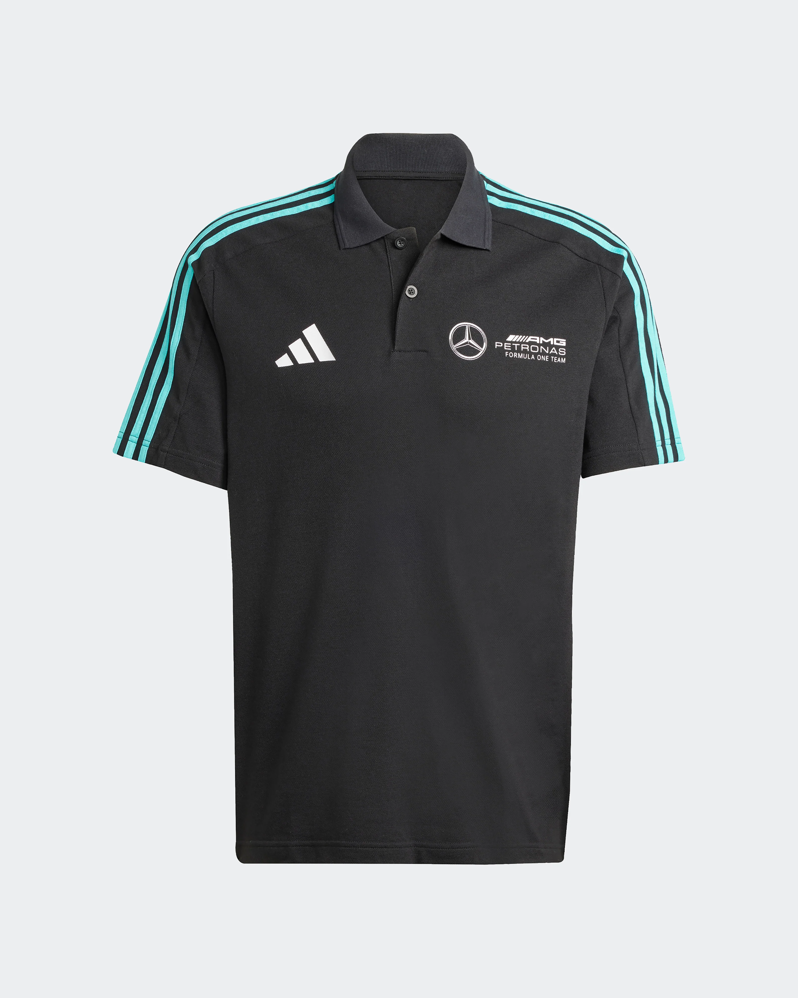 Mens DNA Polo Black - Image 5