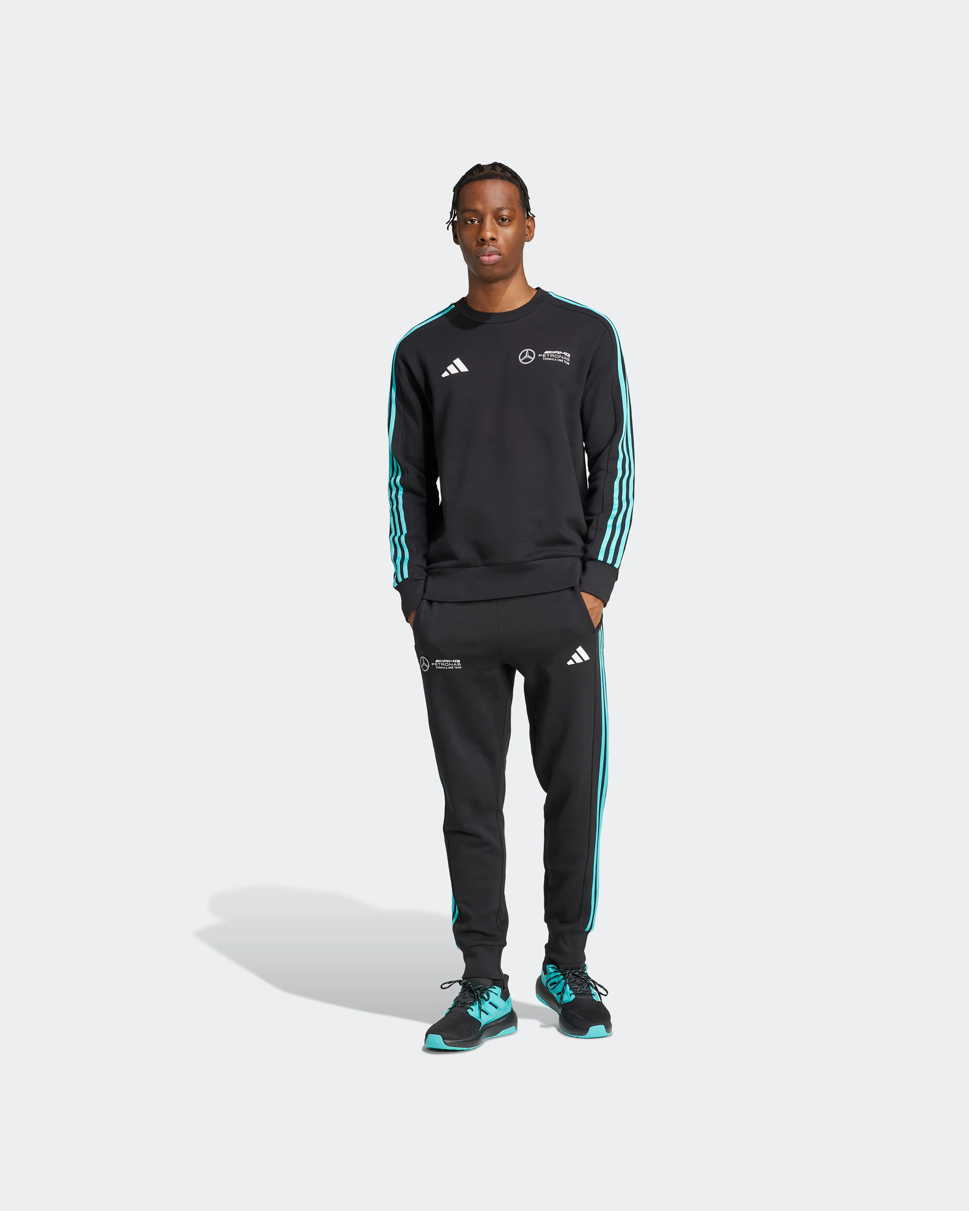 Mens DNA Sweat Top Black - Image 3