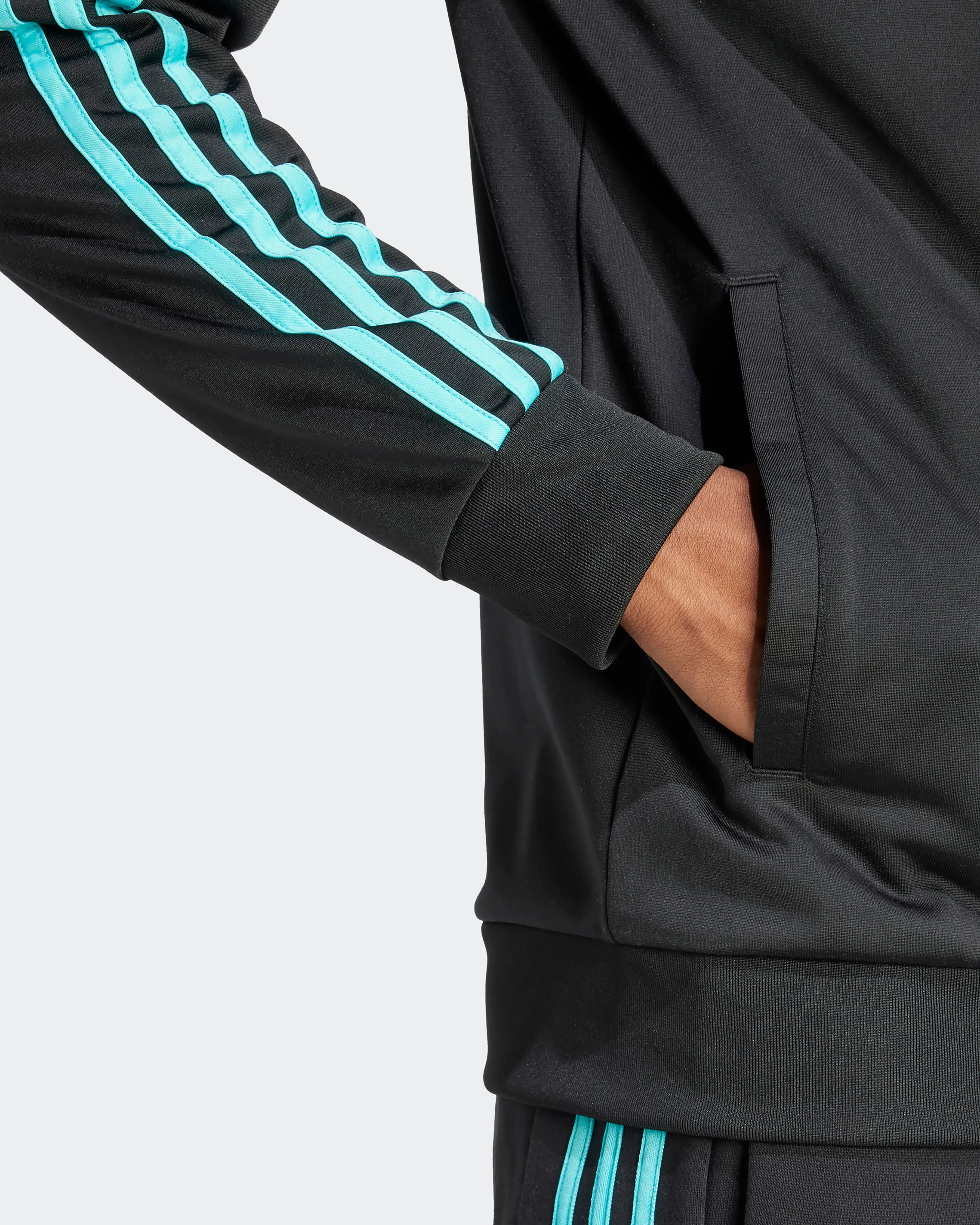 Mens DNA Track Top Black - Image 4