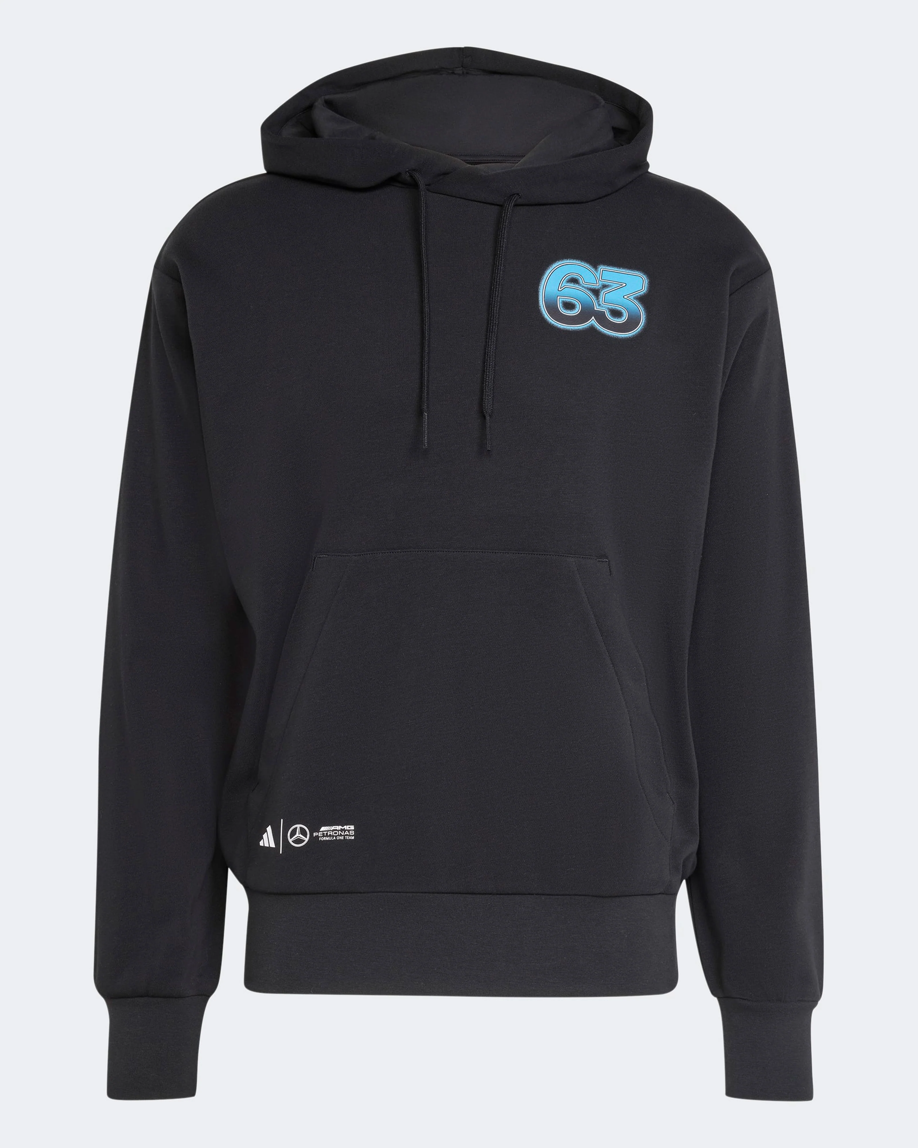 Mens George Russell Graphic Hoody Black - Image 7