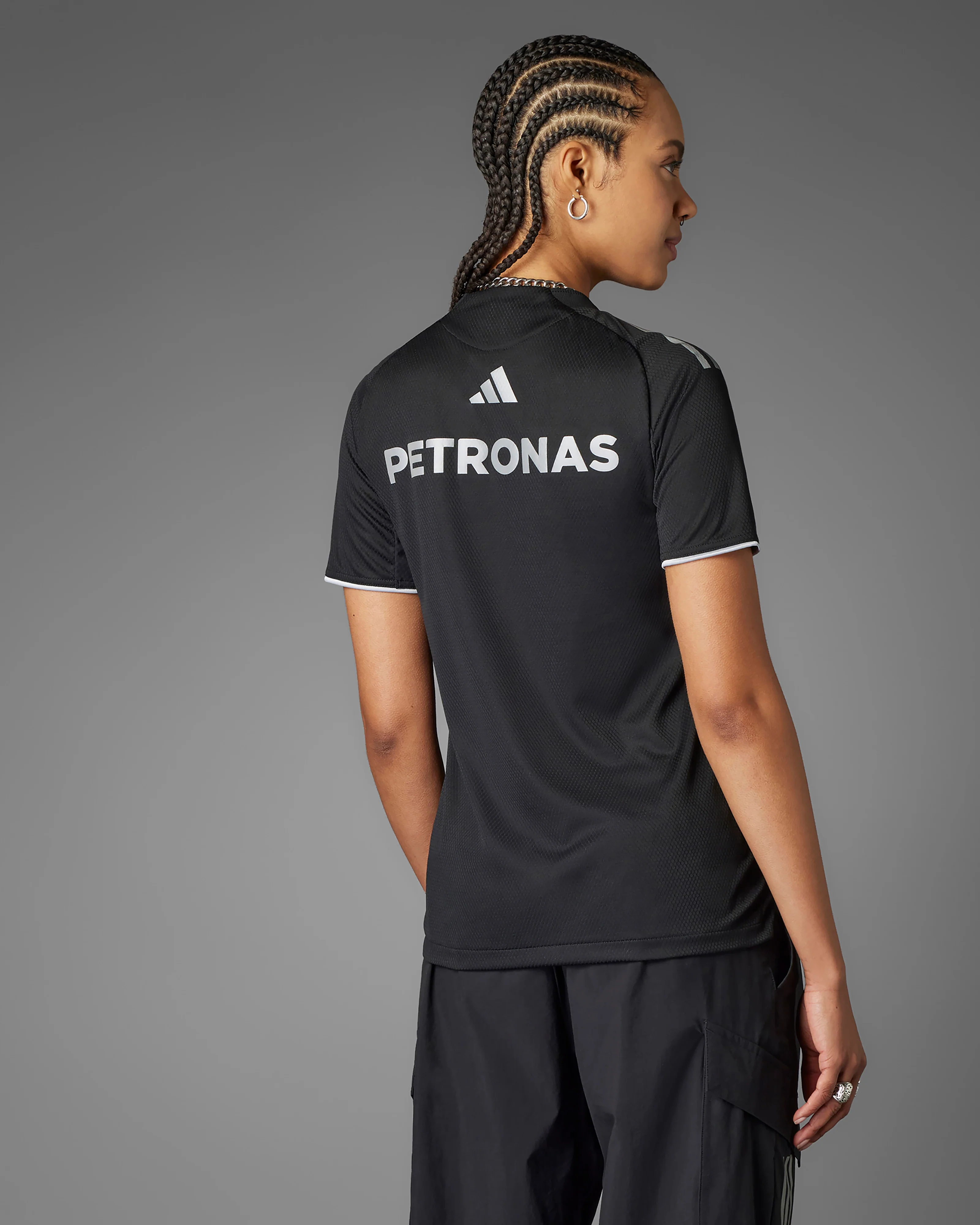 Womens 2025 Mechanics Tee Black - Image 3