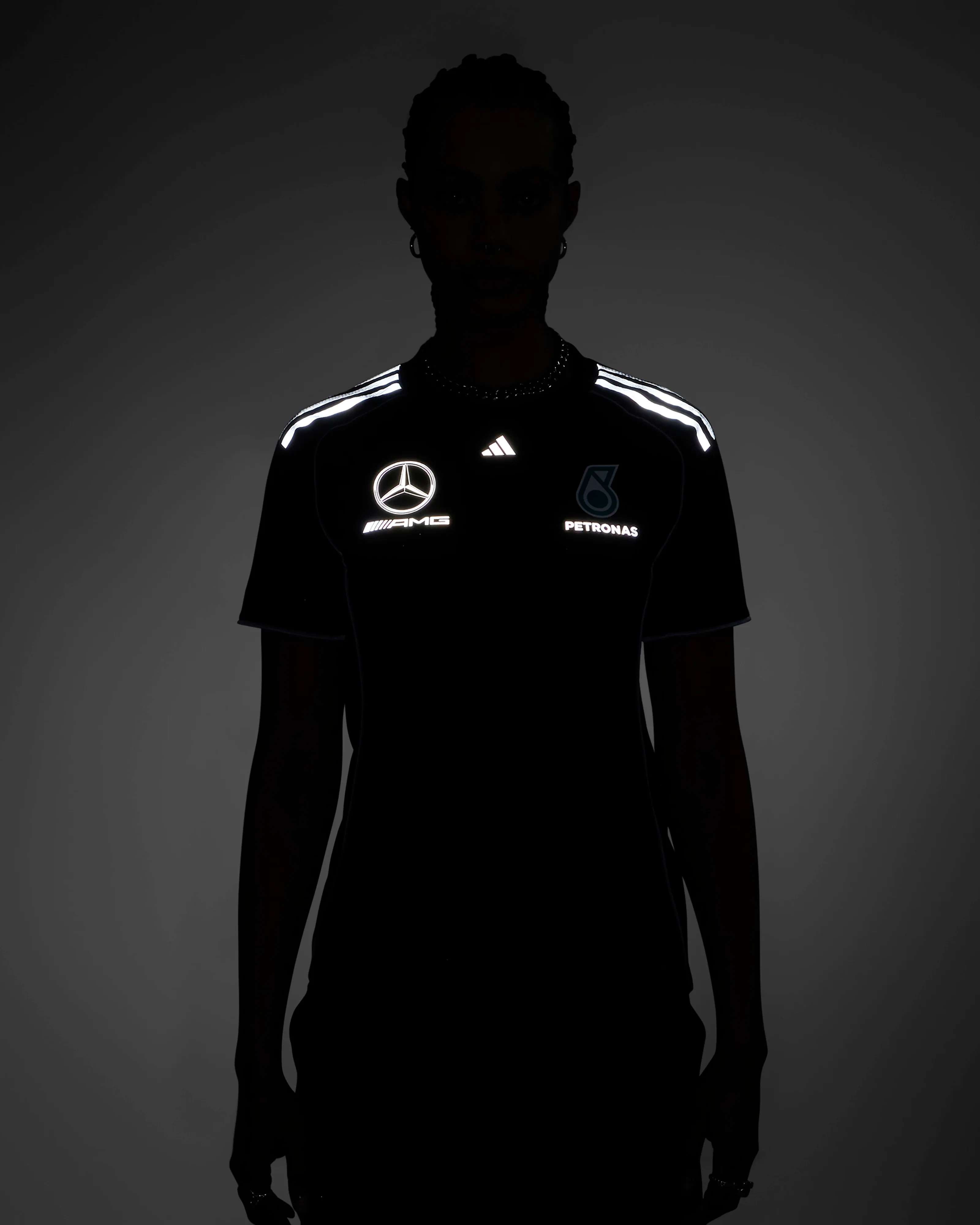 Womens 2025 Mechanics Tee Black - Image 5