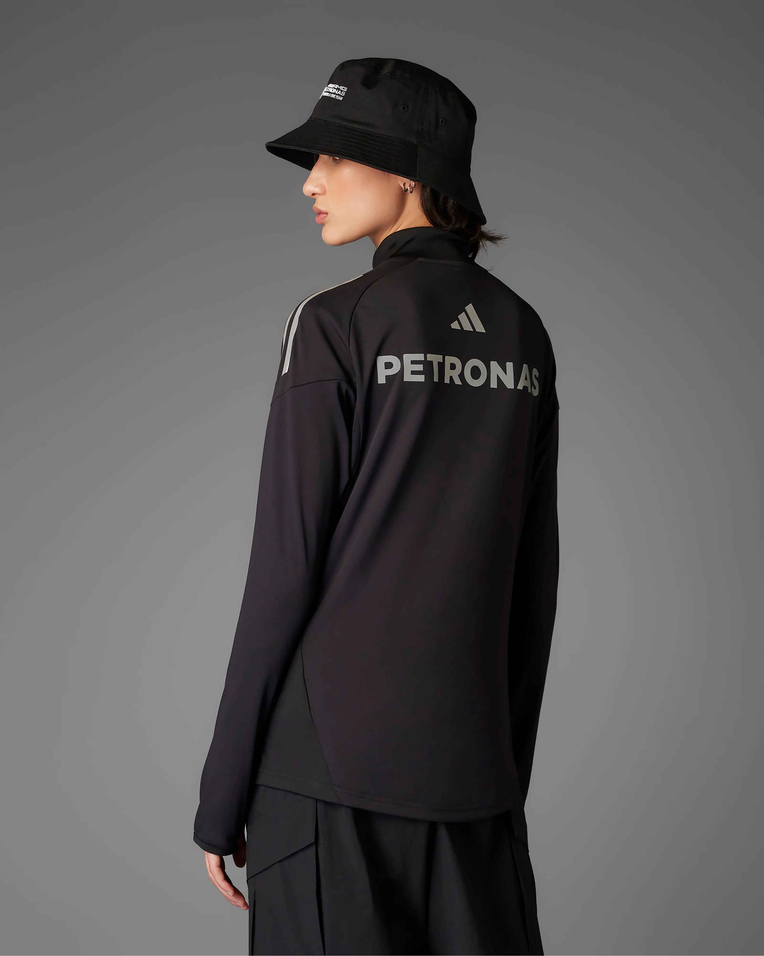 Womens 2025 Mechanics Top Black - Image 3