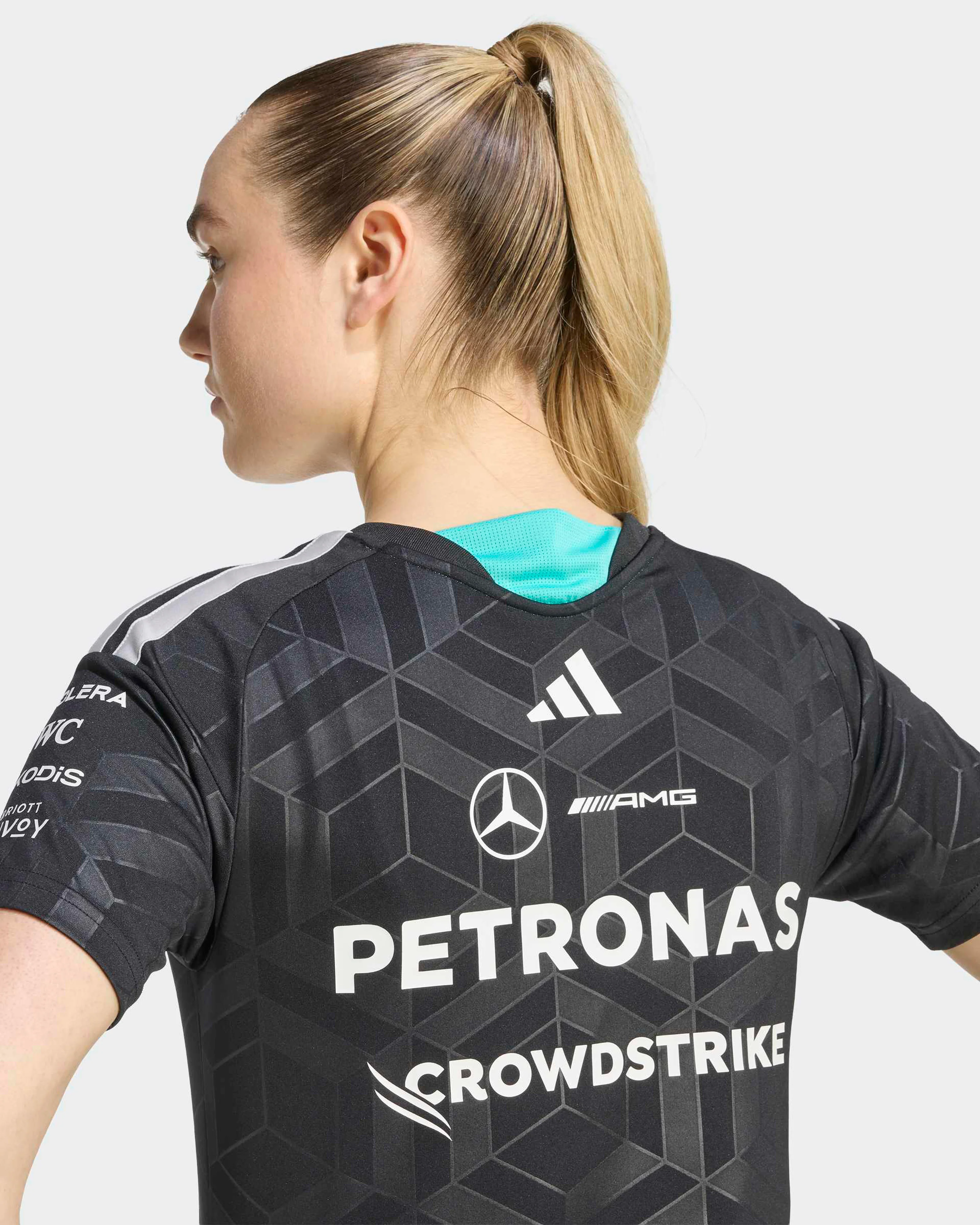 Womens 2026 Team Driver Tee Black - Image 5