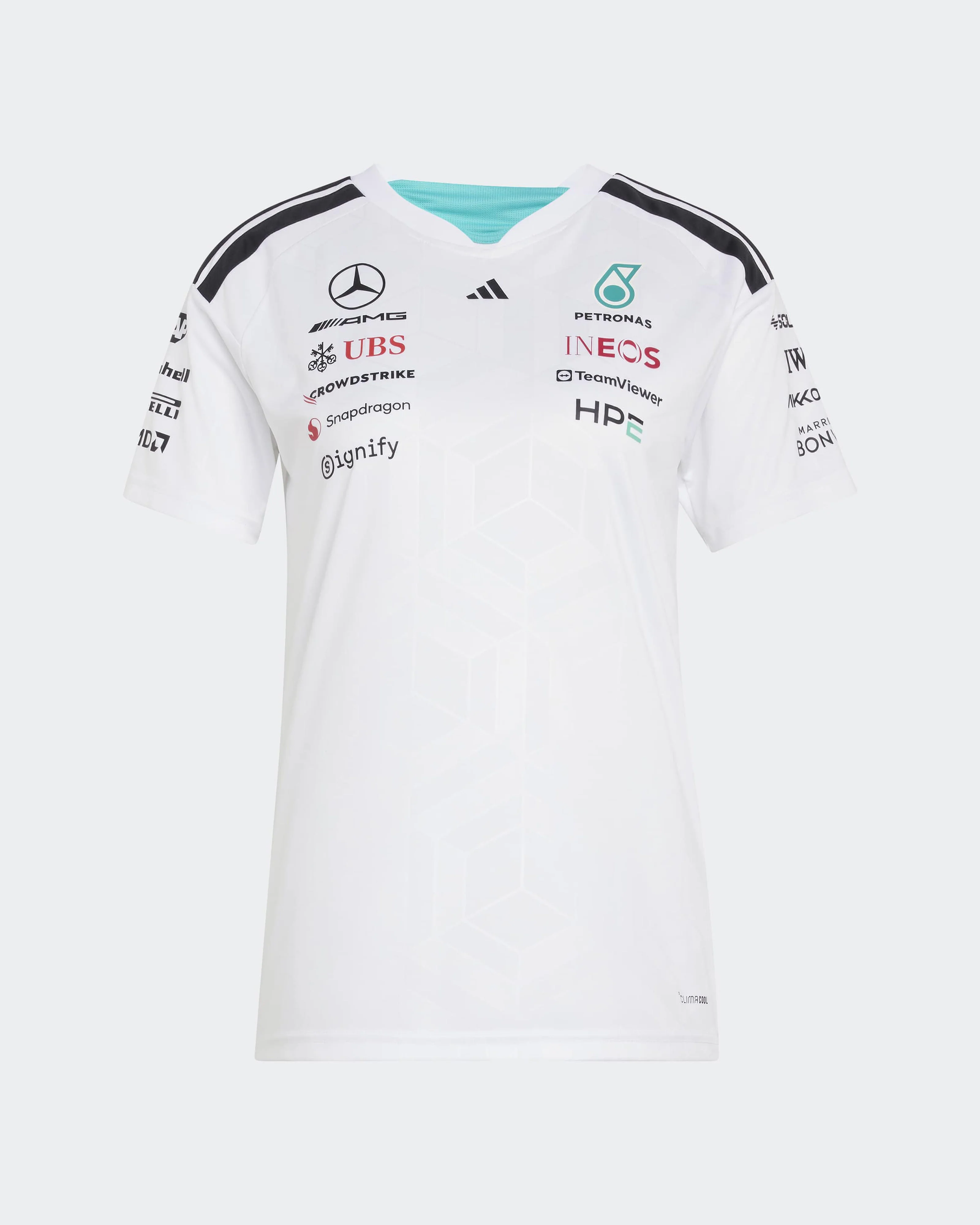Womens 2026 Team Driver Tee White - Image 5