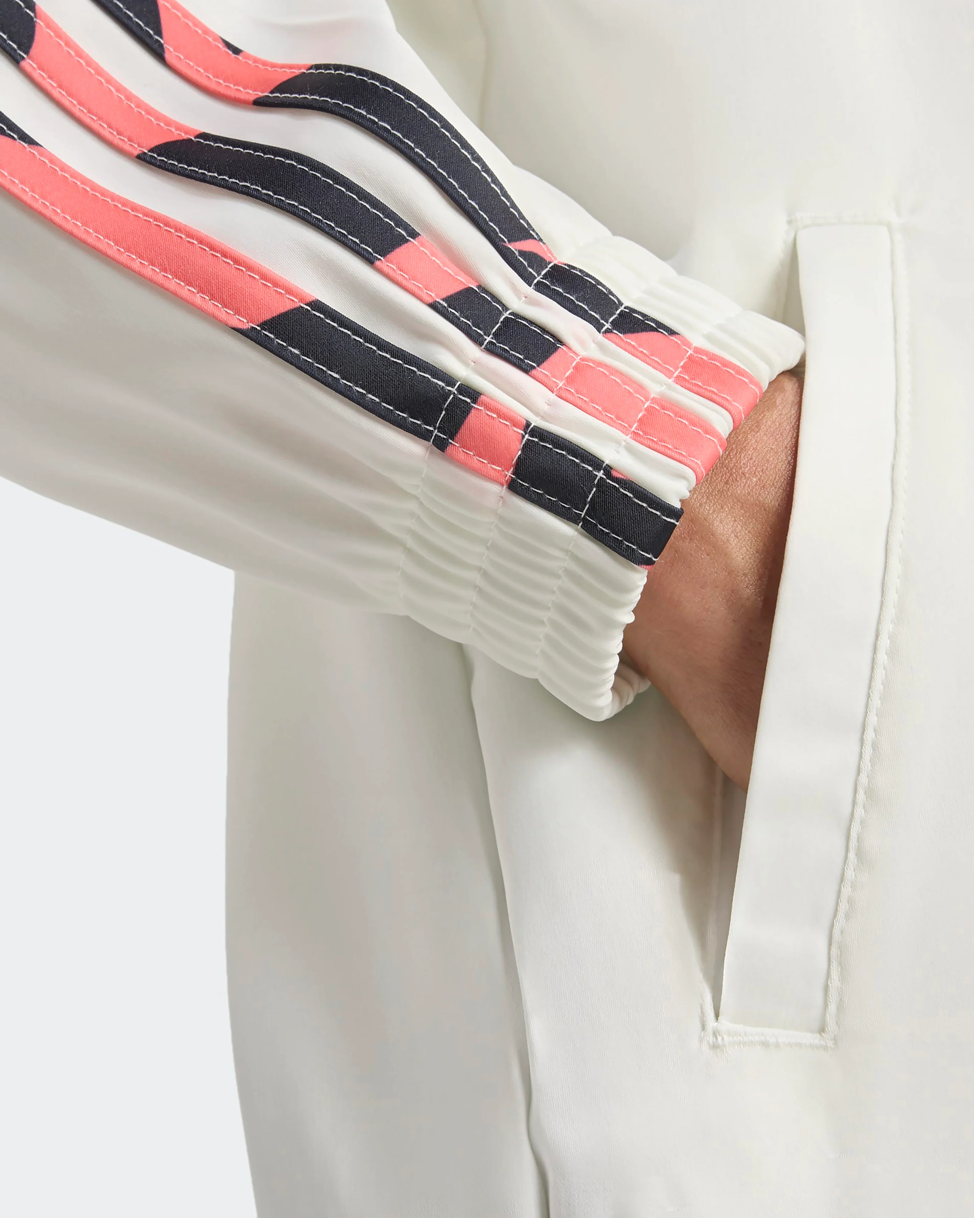 Womens Miami Track Top White - Image 5